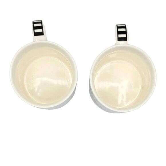 Savinio Designs Fifi Poodles Dogs 2 Mug Set 4" Live To Shop Shop To Live Purse - Picture 8 of 11